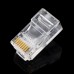 100 Pieces 8P8C RJ45 Modular Plug for Network CAT5 LAN   RS232 Optical Isolation Transceiver