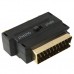 Scart Male to Female with Composite AV   S  Video Sockets