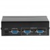 FJ  2502A 2 Port VGA Video Splitter High Resolution 1920 x 1440 Support 250MHz Video Bandwidth